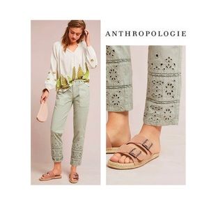 Anthropologie Pants - Anthropologie Eyelet Wanderer Utility Pants Anthropologie Pants - Anthropologie Eyelet Wanderer Utility Pants